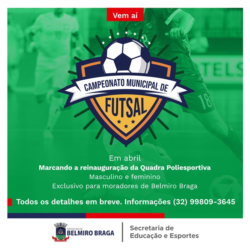 CAMPEONATO MUNICIPAL DE FUTSAL